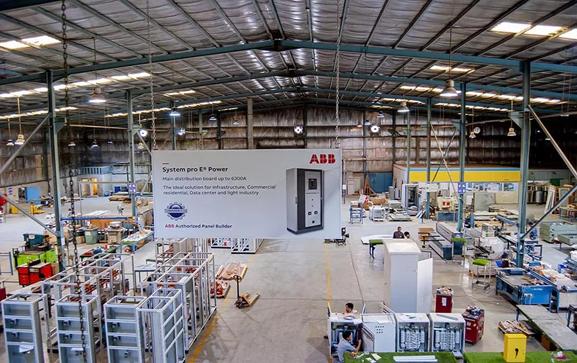 Metal fabrication facility production area