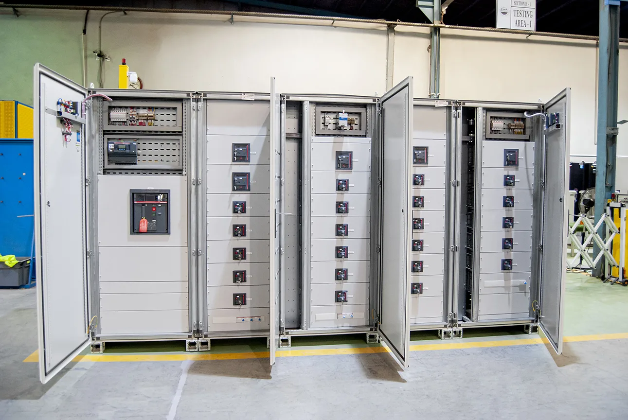 Industrial Low Voltage Switchgear installed by EAMFCO in Saudi Arabia
