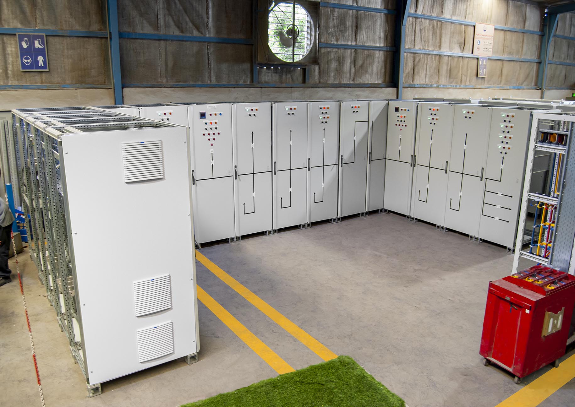 Low voltage switchboards and electrical panel boards for Al Inma Bank Headquarters