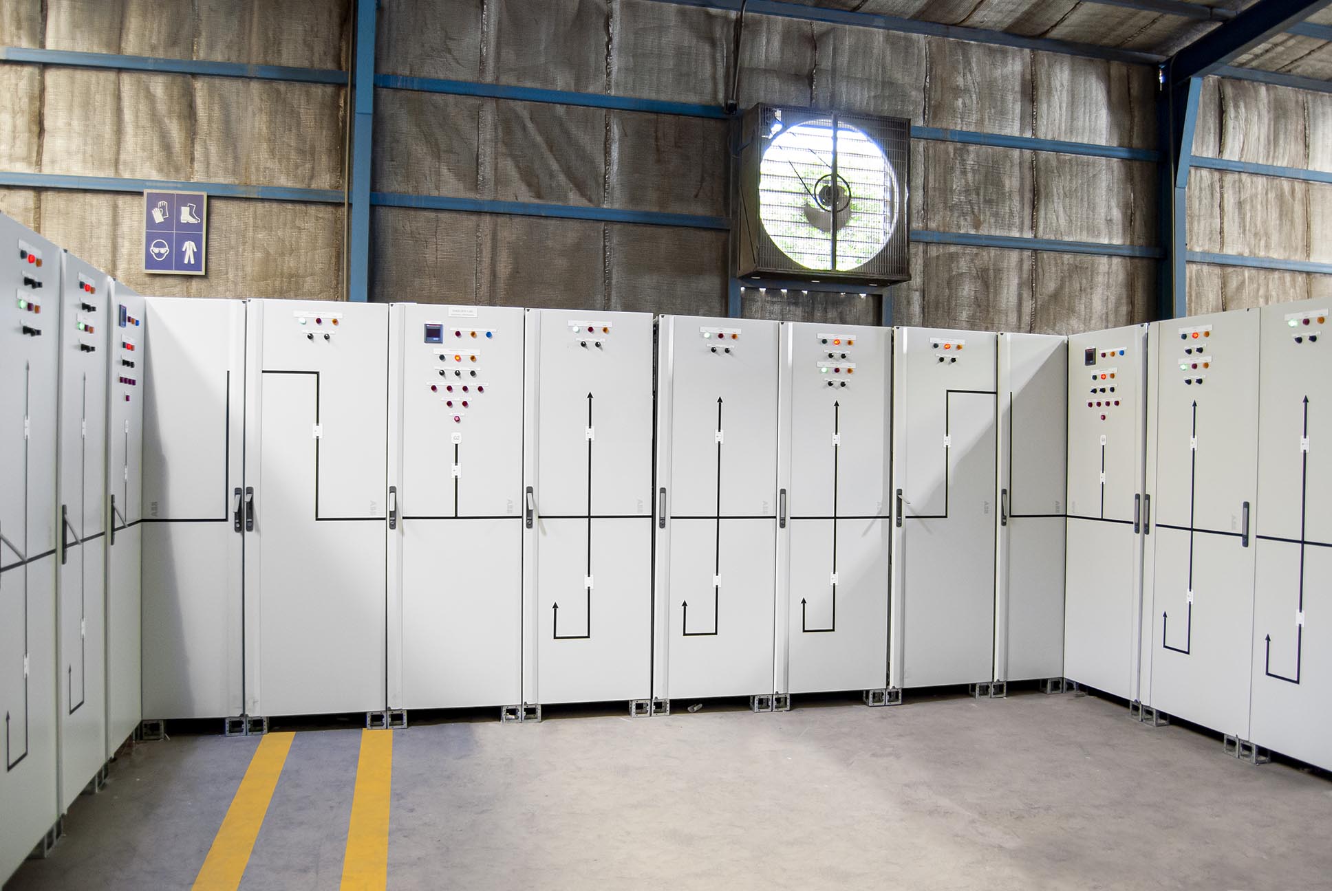 Low voltage switchgear and MDB SMDB electrical panels manufactured by EAMFCO