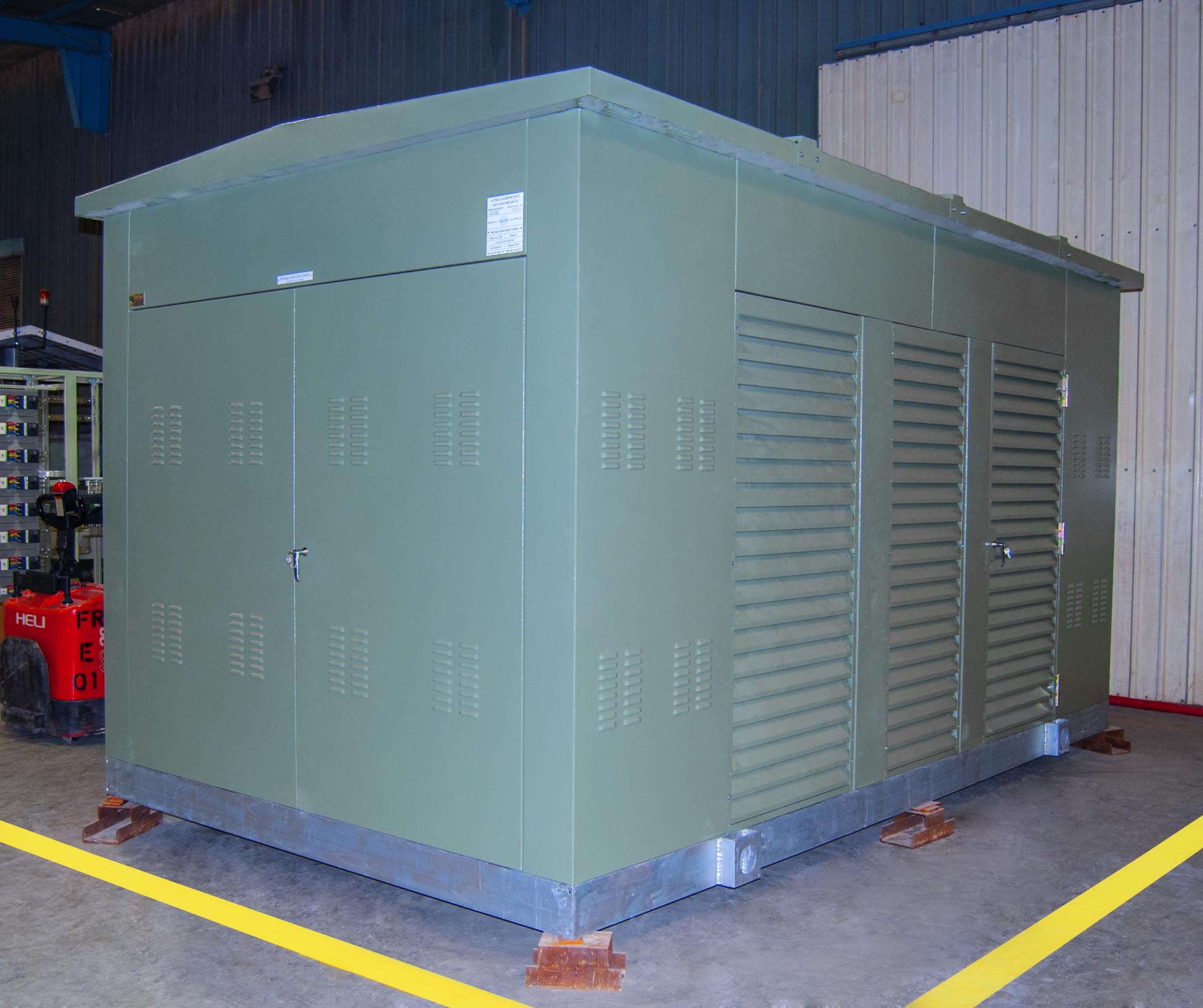 package substation and RMU manufactured by EAMFCO in Saudi Arabia