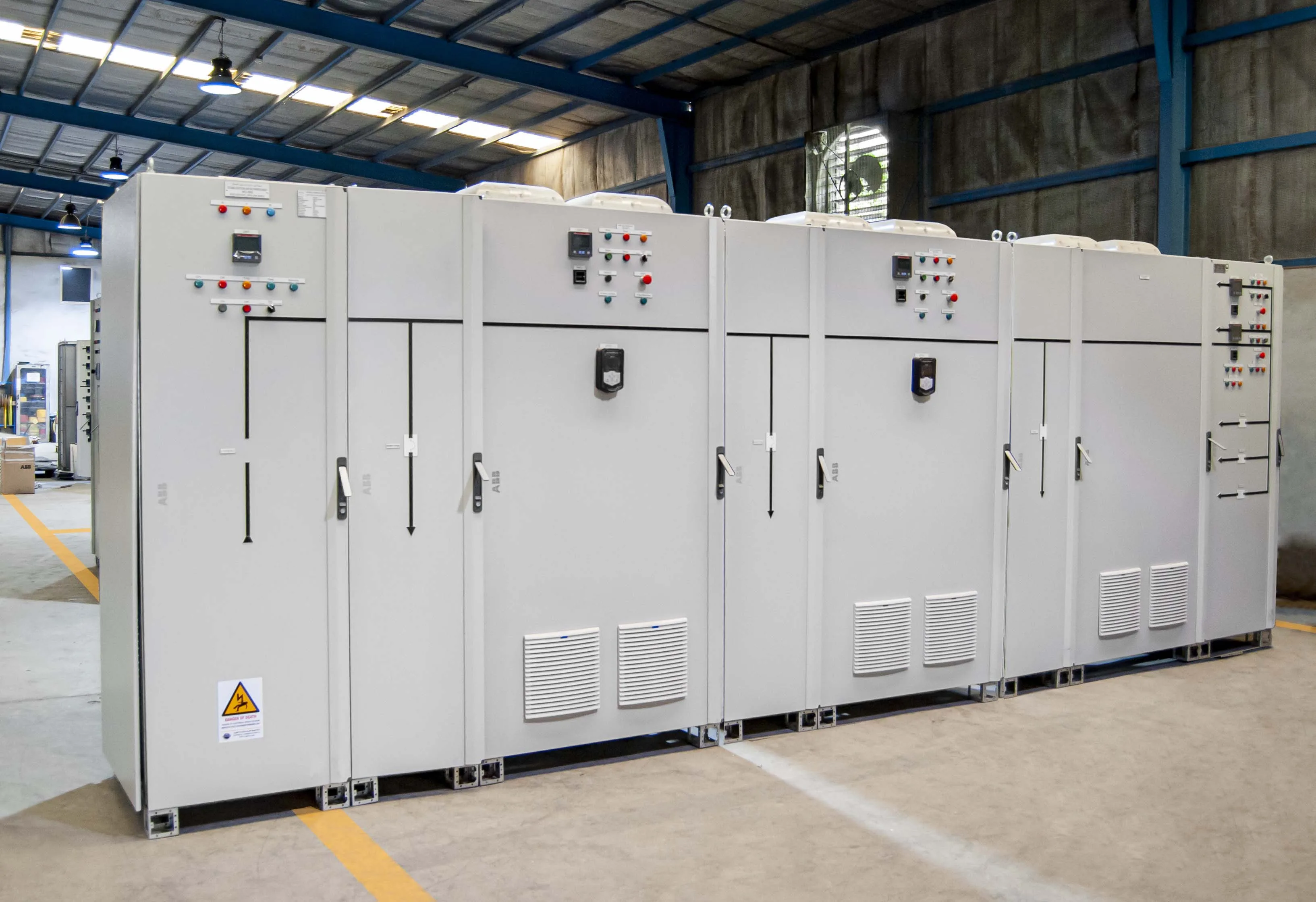 LV switchboard and MCC panels for NWC sewage water treatment plant