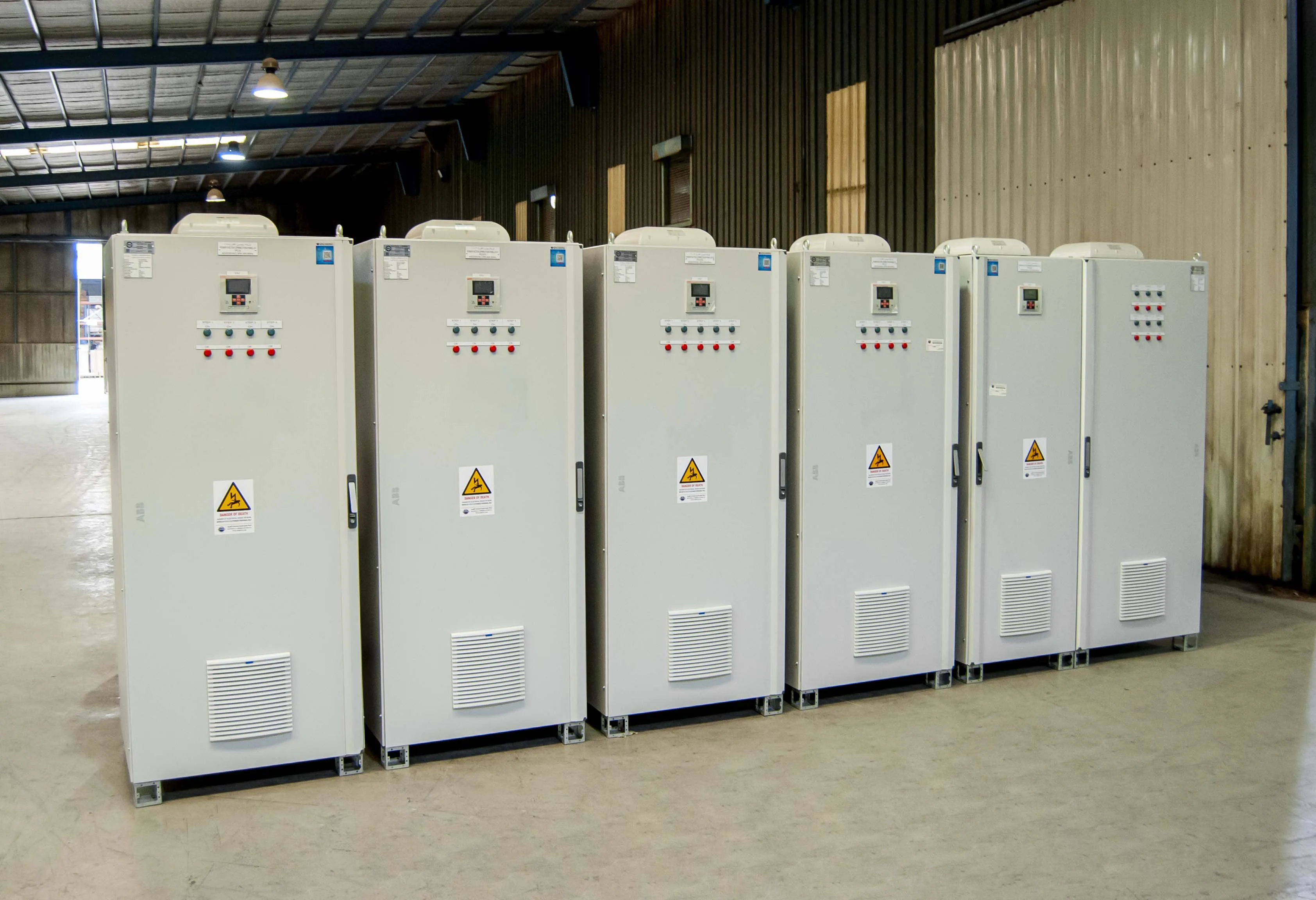 Motor control center for the NWC sewage treatment plant in Hafar Al Batin