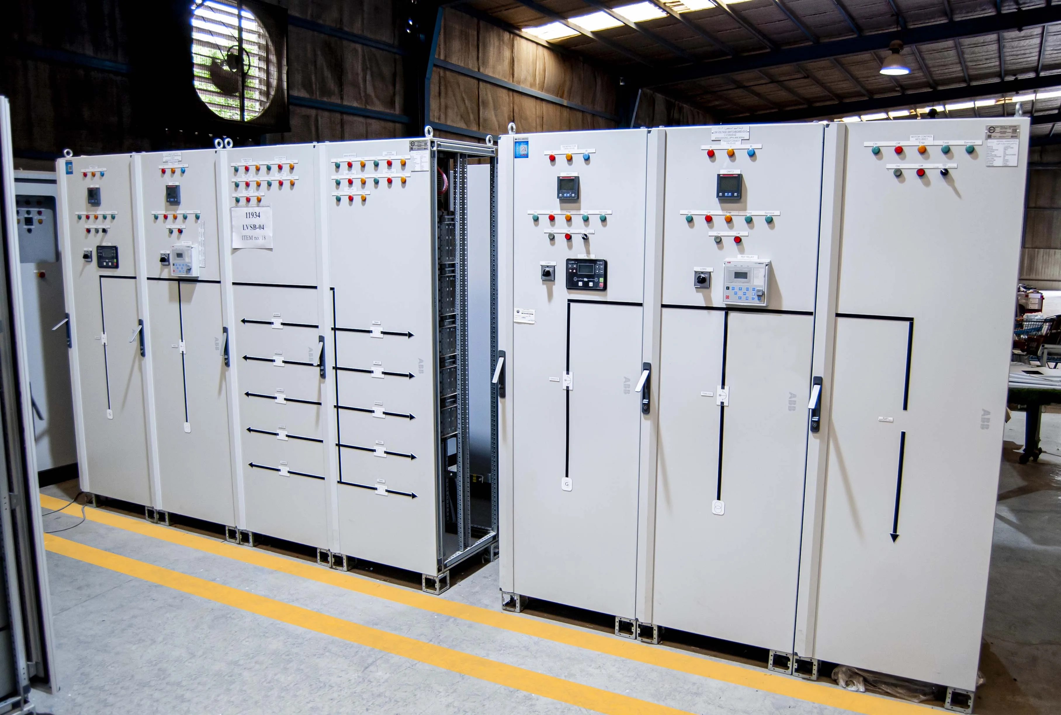 NWC water treatment plant MCC and low voltage motor control center panels by EAMFCO